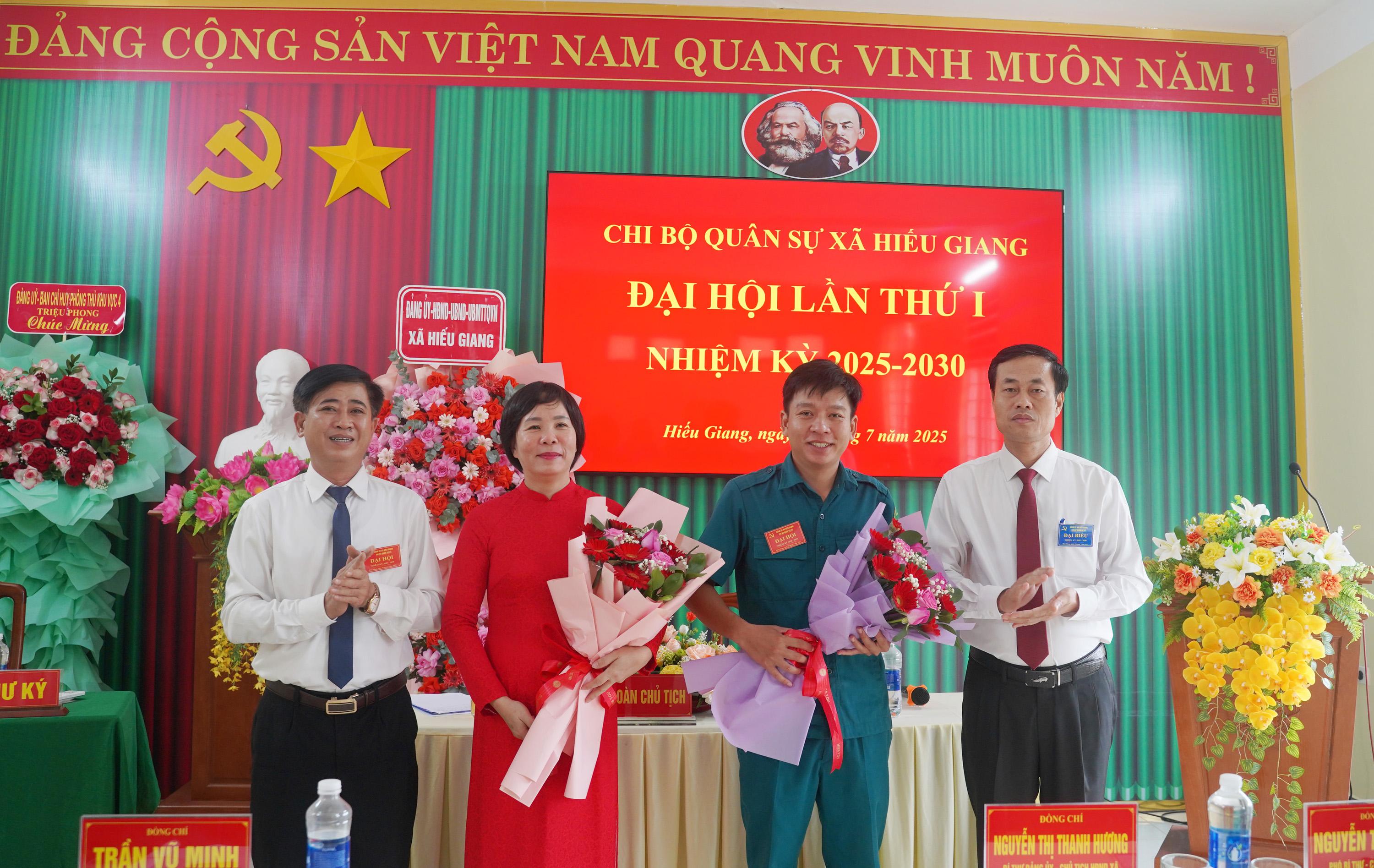 Đại hội Chi bộ Quân sự xã Hiếu Giang, nhiệm kỳ 2025-2030