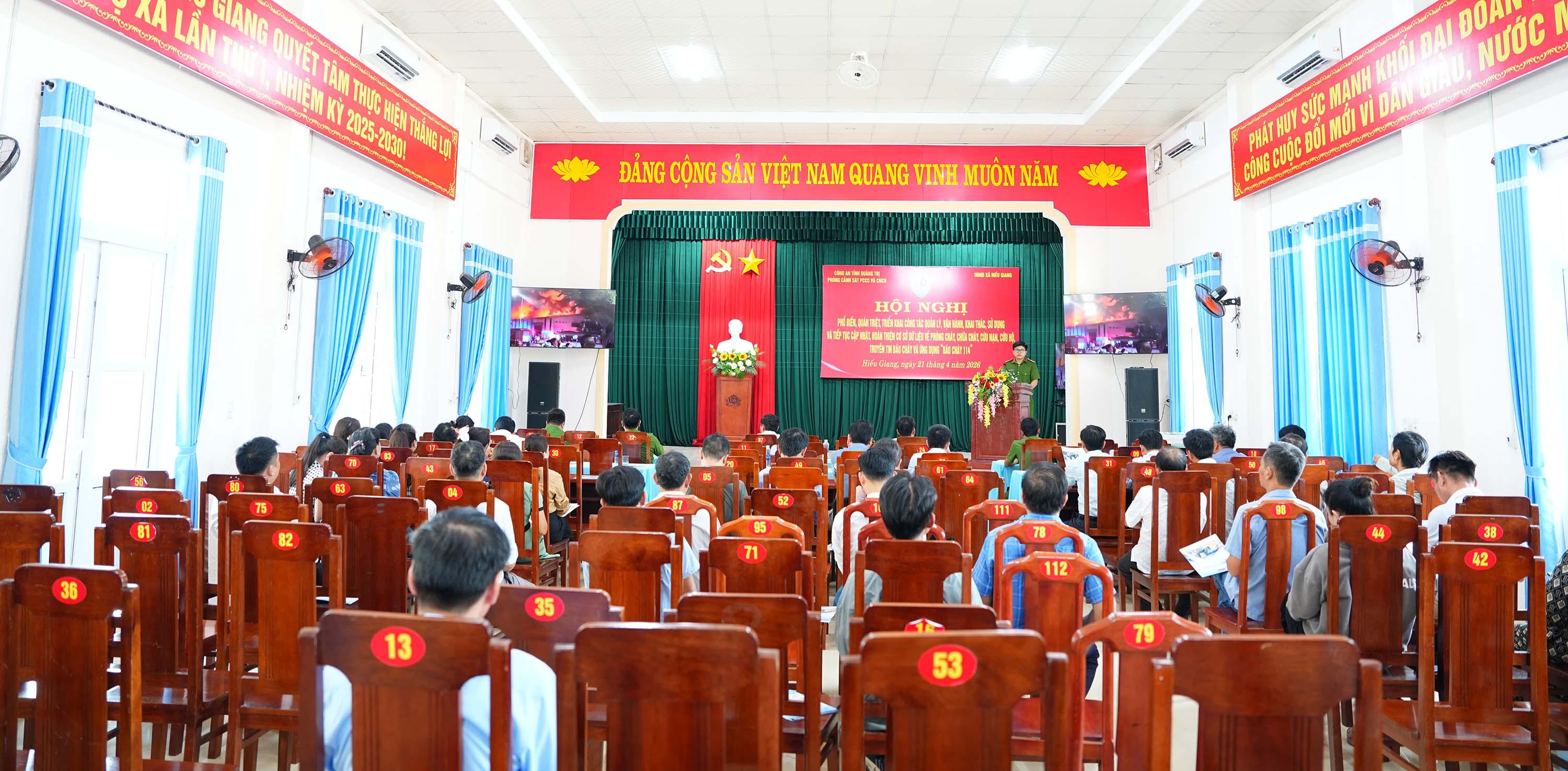 Phổ biến, quán triệt, công tác phòng cháy chữa cháy, cứu nạn cứu hộ và triển khai ứng dụng “Báo cháy 114”