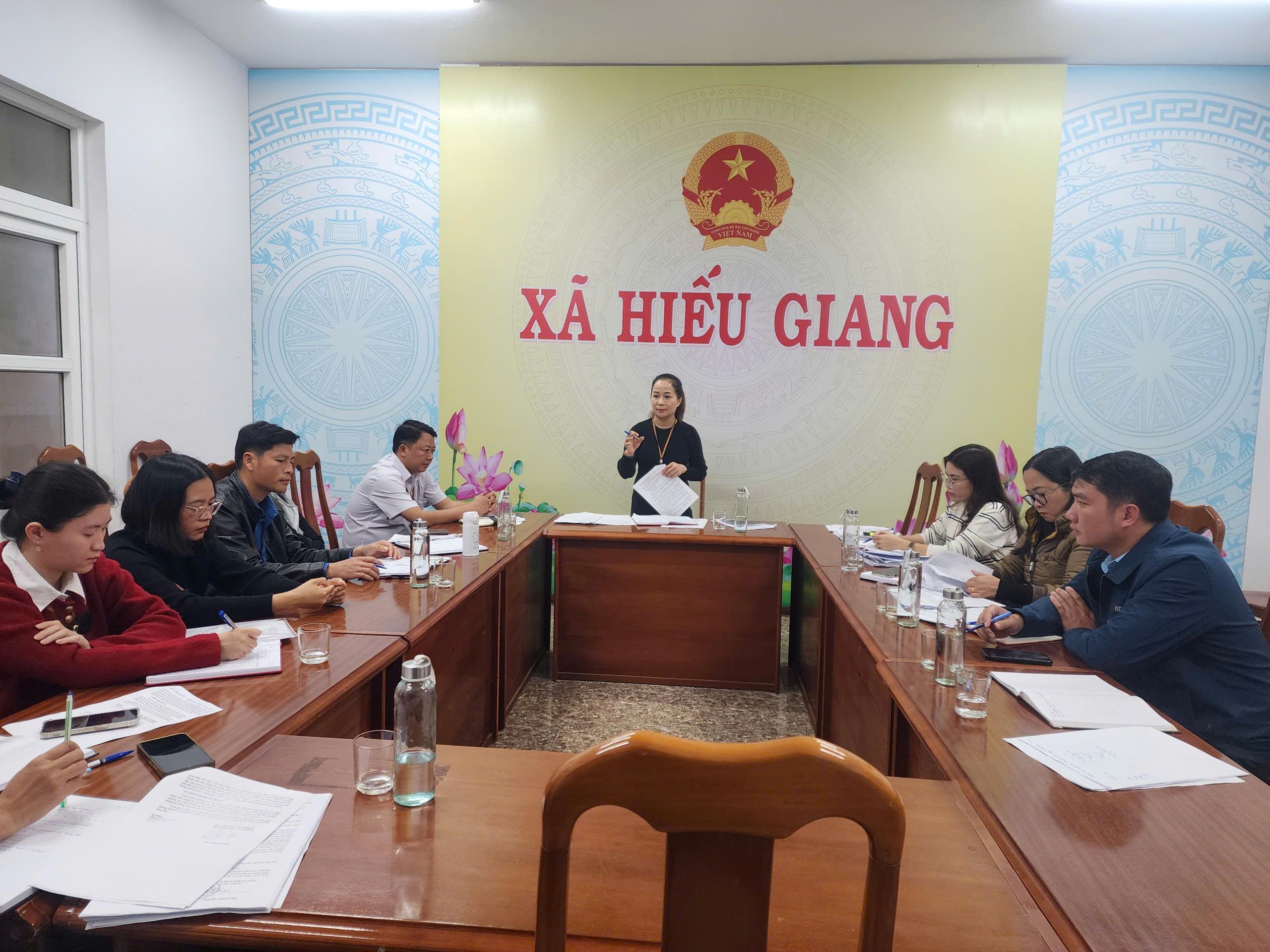 UBND XÃ HIẾU GIANG TỔ CHỨC KIỂM TRA CÔNG TÁC CẢI CÁCH HÀNH CHÍNH NĂM 2025